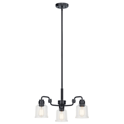 Myhouse Lighting Kichler - 52397BK - Three Light Chandelier - Aivian - Black