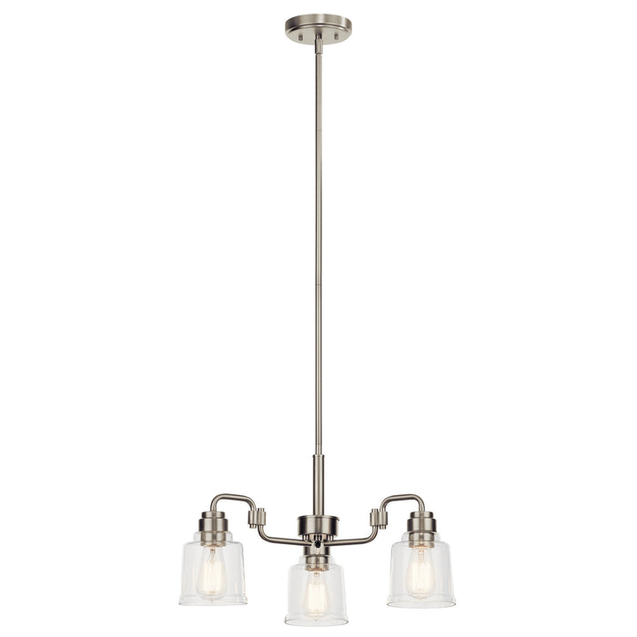 Myhouse Lighting Kichler - 52397NI - Three Light Chandelier - Aivian - Nickel Textured