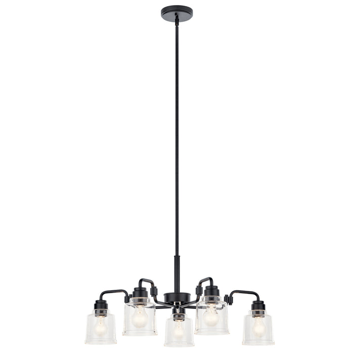 Myhouse Lighting Kichler - 52398BK - Five Light Chandelier - Aivian - Black