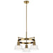 Myhouse Lighting Kichler - 52402BNB - Three Light Chandelier - Eastmont - Brushed Brass