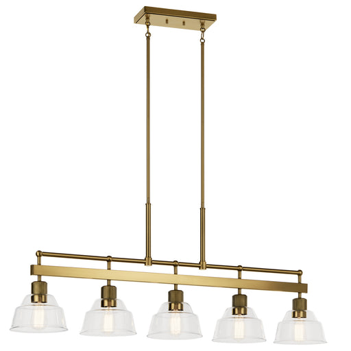 Myhouse Lighting Kichler - 52404BNB - Five Light Linear Chandelier - Eastmont - Brushed Brass