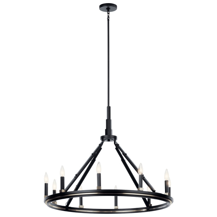 Myhouse Lighting Kichler - 52421BK - Ten Light Chandelier - Emmala - Black