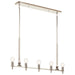 Myhouse Lighting Kichler - 52425PN - Five Light Linear Chandelier - Torvee - Nickel Textured