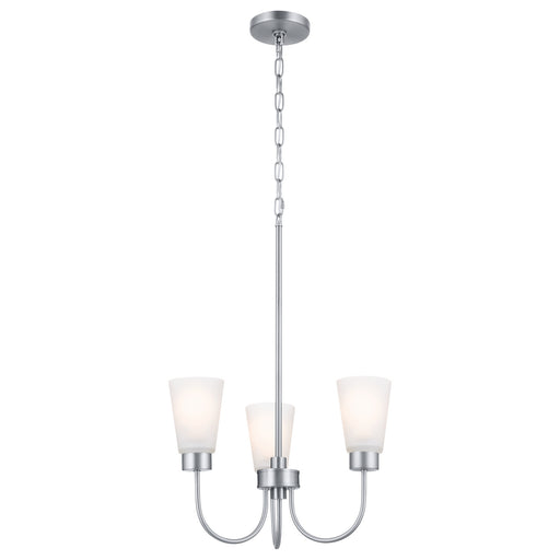 Myhouse Lighting Kichler - 52442NI - Three Light Chandelier - Erma - Brushed Nickel