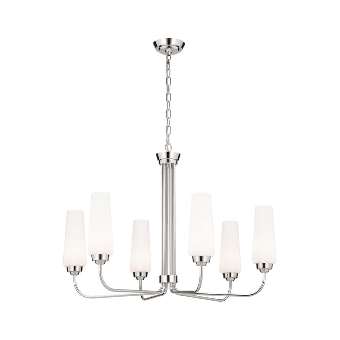 Myhouse Lighting Kichler - 52480PN - Six Light Chandelier - Truby - Polished Nickel