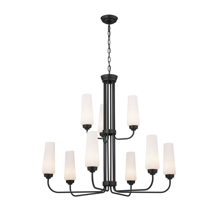 Myhouse Lighting Kichler - 52482BK - Nine Light Chandelier - Truby - Black