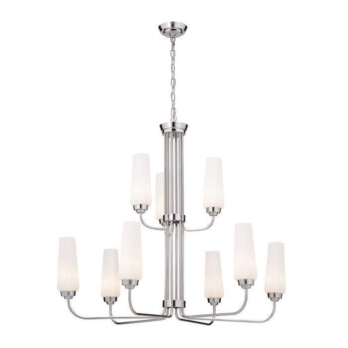 Myhouse Lighting Kichler - 52482PN - Nine Light Chandelier - Truby - Polished Nickel