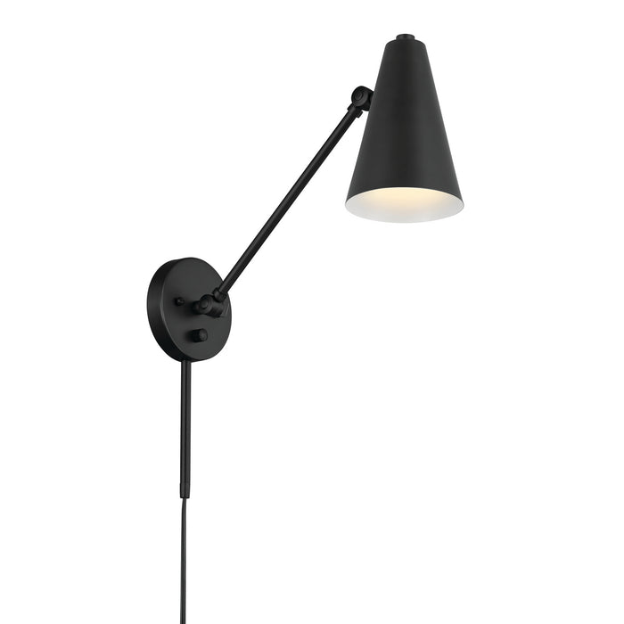 Myhouse Lighting Kichler - 52485BKB - One Light Wall Sconce - Sylvia - Black