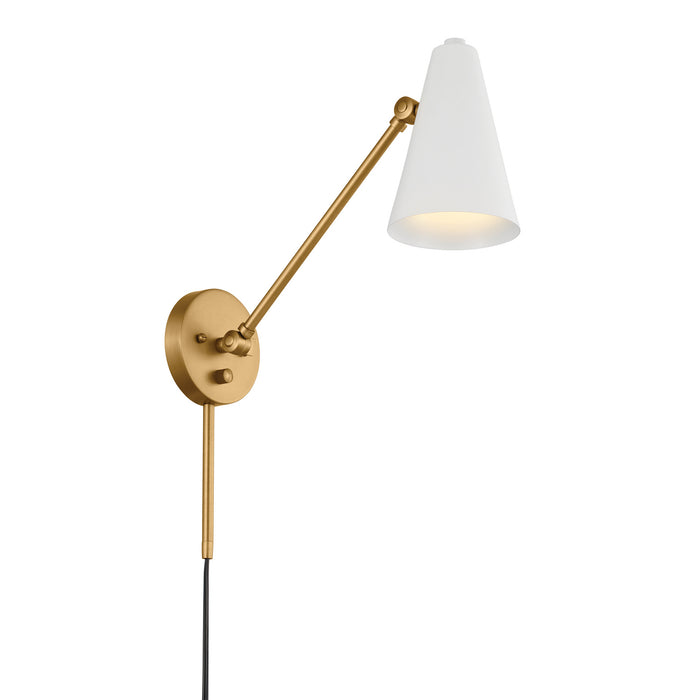 Myhouse Lighting Kichler - 52485NBRW - One Light Wall Sconce - Sylvia - Natural Brass