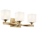 Myhouse Lighting Kichler - 55002CPZ - Three Light Bath - Marette - Champagne Bronze