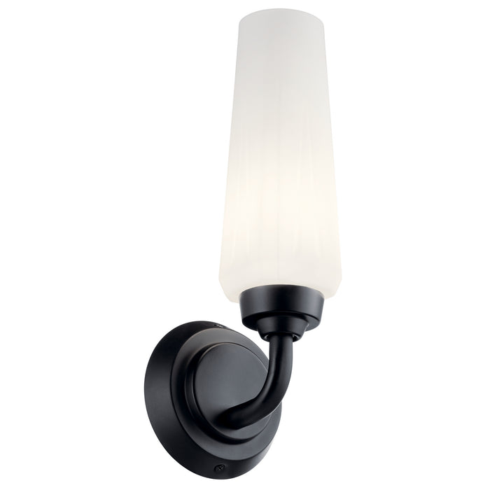 Myhouse Lighting Kichler - 55073BK - One Light Wall Sconce - Truby - Black