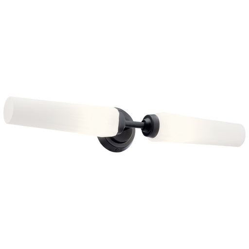 Myhouse Lighting Kichler - 55075BK - Two Light Bath - Truby - Black