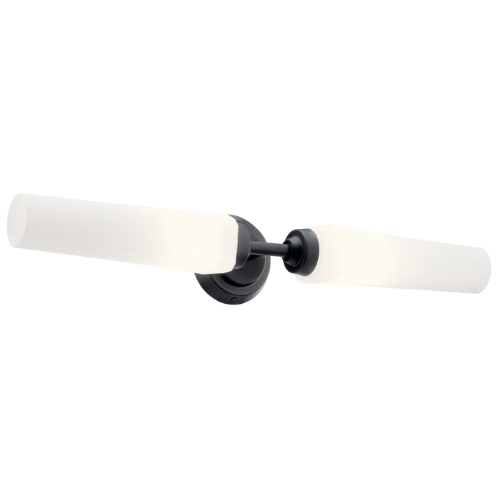 Myhouse Lighting Kichler - 55075BK - Two Light Bath - Truby - Black