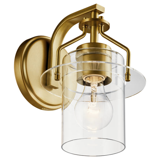 Myhouse Lighting Kichler - 55077NBR - One Light Wall Sconce - Everett - Brushed Brass