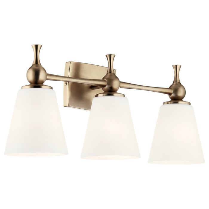 Myhouse Lighting Kichler - 55092CPZ - Three Light Bath - Cosabella - Champagne Bronze