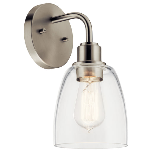 Myhouse Lighting Kichler - 55100NI - One Light Wall Sconce - Meller - Nickel Textured