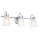 Myhouse Lighting Kichler - 55126NI - Three Light Bath - Erma - Brushed Nickel