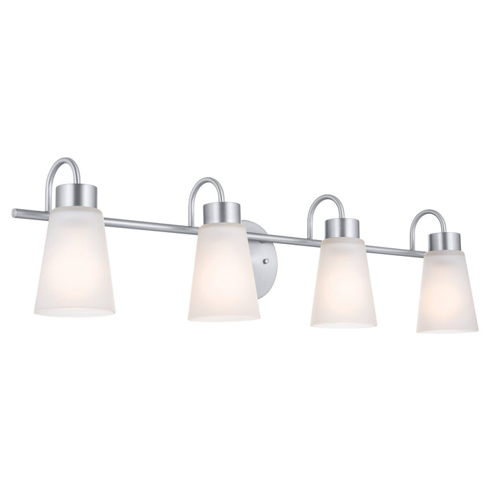 Myhouse Lighting Kichler - 55127NI - Four Light Bath - Erma - Brushed Nickel