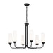 Myhouse Lighting Kichler - 52480BK - Six Light Chandelier - Truby - Black