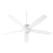 Myhouse Lighting Quorum - 170605-8 - 60"Patio Fan - Breeze Patio - Studio White