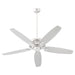 Myhouse Lighting Quorum - 190565-65 - 56"Ceiling Fan - Apex Patio - Satin Nickel