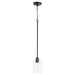 Myhouse Lighting Quorum - 3374-59 - One Light Pendant - Tribute - Matte Black