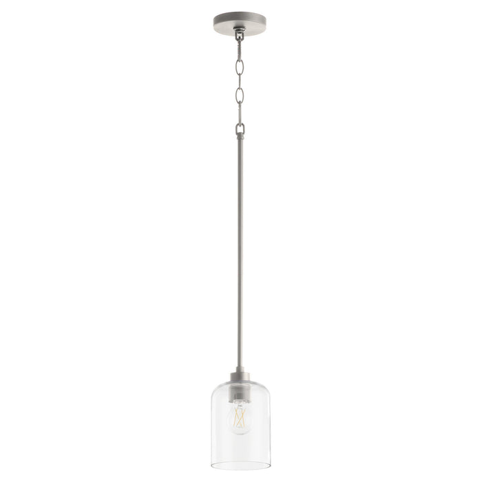 Myhouse Lighting Quorum - 3374-65 - One Light Pendant - Tribute - Satin Nickel