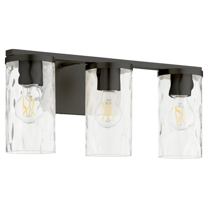 Myhouse Lighting Quorum - 5111-3-59 - Three Light Vanity - Steinway - Matte Black