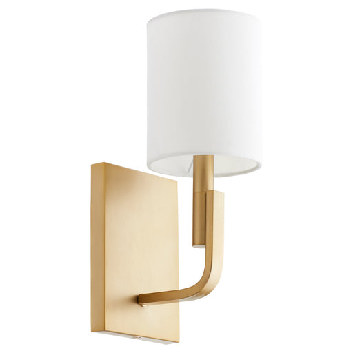 Myhouse Lighting Quorum - 5210-1-80 - One Light Wall Mount - Tempo - Aged Brass