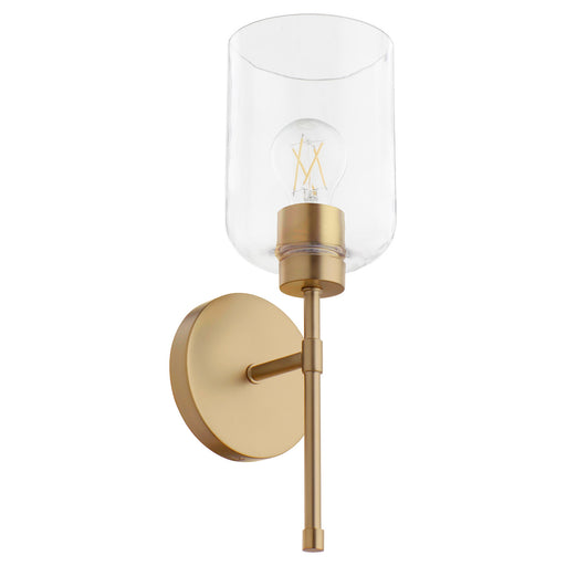 Myhouse Lighting Quorum - 5374-1-80 - One Light Wall Mount - Tribute - Aged Brass