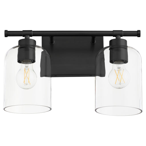 Myhouse Lighting Quorum - 5374-2-59 - Two Light Vanity - Tribute - Matte Black