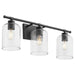 Myhouse Lighting Quorum - 5374-3-59 - Three Light Vanity - Tribute - Matte Black