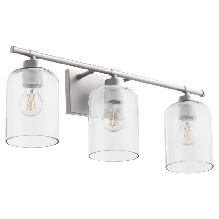 Myhouse Lighting Quorum - 5374-3-65 - Three Light Vanity - Tribute - Satin Nickel