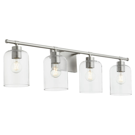 Myhouse Lighting Quorum - 5374-4-65 - Four Light Vanity - Tribute - Satin Nickel