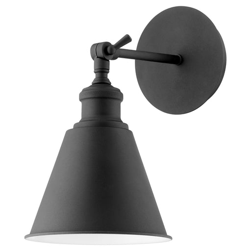 Myhouse Lighting Quorum - 5390-69 - One Light Wall Mount - Metal Cone Lighting - Textured Black