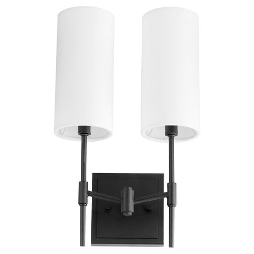 Myhouse Lighting Quorum - 563-2-59 - Two Light Wall Mount - Hamilton - Matte Black