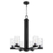 Myhouse Lighting Quorum - 6111-6-59 - Six Light Chandelier - Steinway - Matte Black