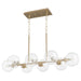 Myhouse Lighting Quorum - 6132-8-80 - Eight Light Chandelier - Rovi - Aged Brass