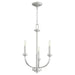 Myhouse Lighting Quorum - 6160-3-64 - Three Light Chandelier - Reyes - Classic Nickel