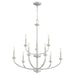 Myhouse Lighting Quorum - 6160-9-64 - Nine Light Chandelier - Reyes - Classic Nickel