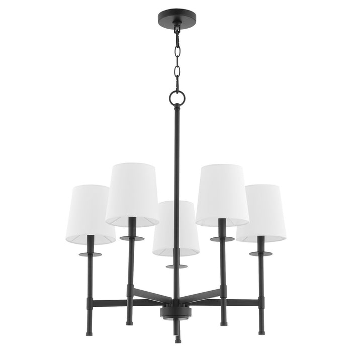 Myhouse Lighting Quorum - 624-5-59 - Five Light Chandelier - Belshaw - Matte Black