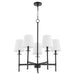 Myhouse Lighting Quorum - 624-5-59 - Five Light Chandelier - Belshaw - Matte Black