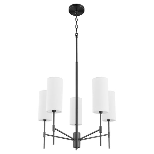 Myhouse Lighting Quorum - 663-5-59 - Five Light Chandelier - Hamilton - Matte Black