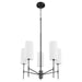 Myhouse Lighting Quorum - 663-5-59 - Five Light Chandelier - Hamilton - Matte Black