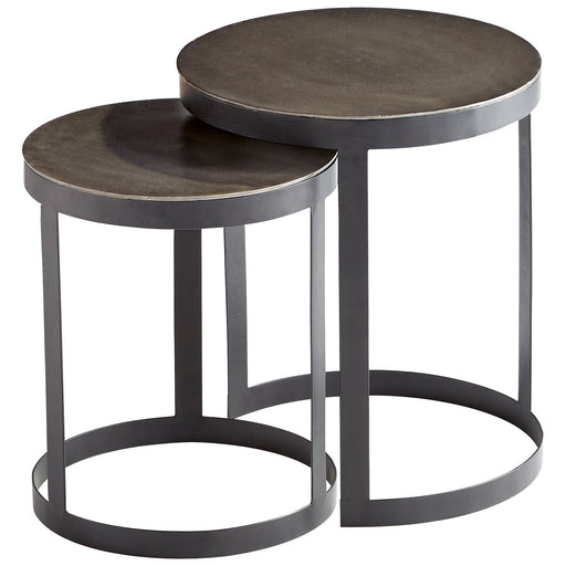Myhouse Lighting Cyan - 10734 - Side Table - Silver And Black