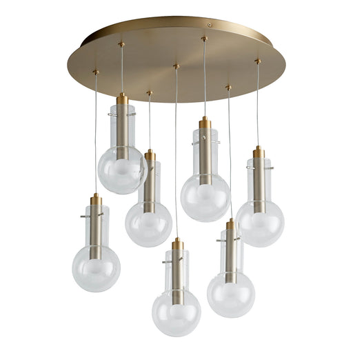 Myhouse Lighting Cyan - 11396 - LED Pendant - Primo - Aged Brass