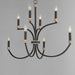 Myhouse Lighting Maxim - 11378BKAB - Eight Light Chandelier - Charlton - Black / Antique Brass