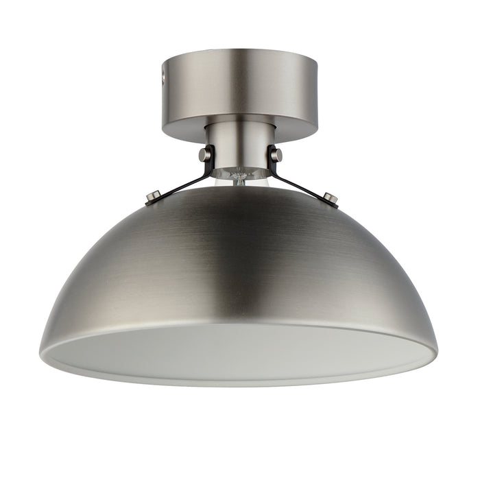 Myhouse Lighting Maxim - 12040SN - One Light Flush Mount - Dawn - Satin Nickel