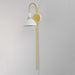 Myhouse Lighting Maxim - 12041WTSBR - One Light Wall Sconce - Dawn - White/Satin Brass