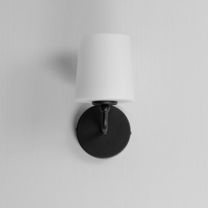 Myhouse Lighting Maxim - 12091SWBK - One Light Wall Sconce - Bristol - Black